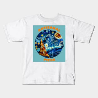 ARTISANAL PIZZA ALA VAN GOGH Kids T-Shirt